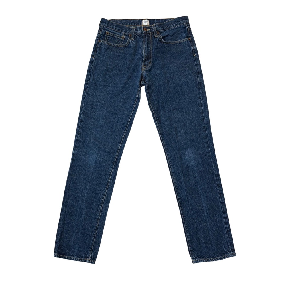 Lands End Canvas 1963 Mens Jeans 31x32 Slim Fit‎ Dark Wash Denim Pants